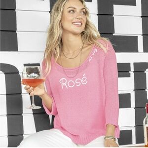 Wooden Ships by Paola Buendia Rose All Day Sweater